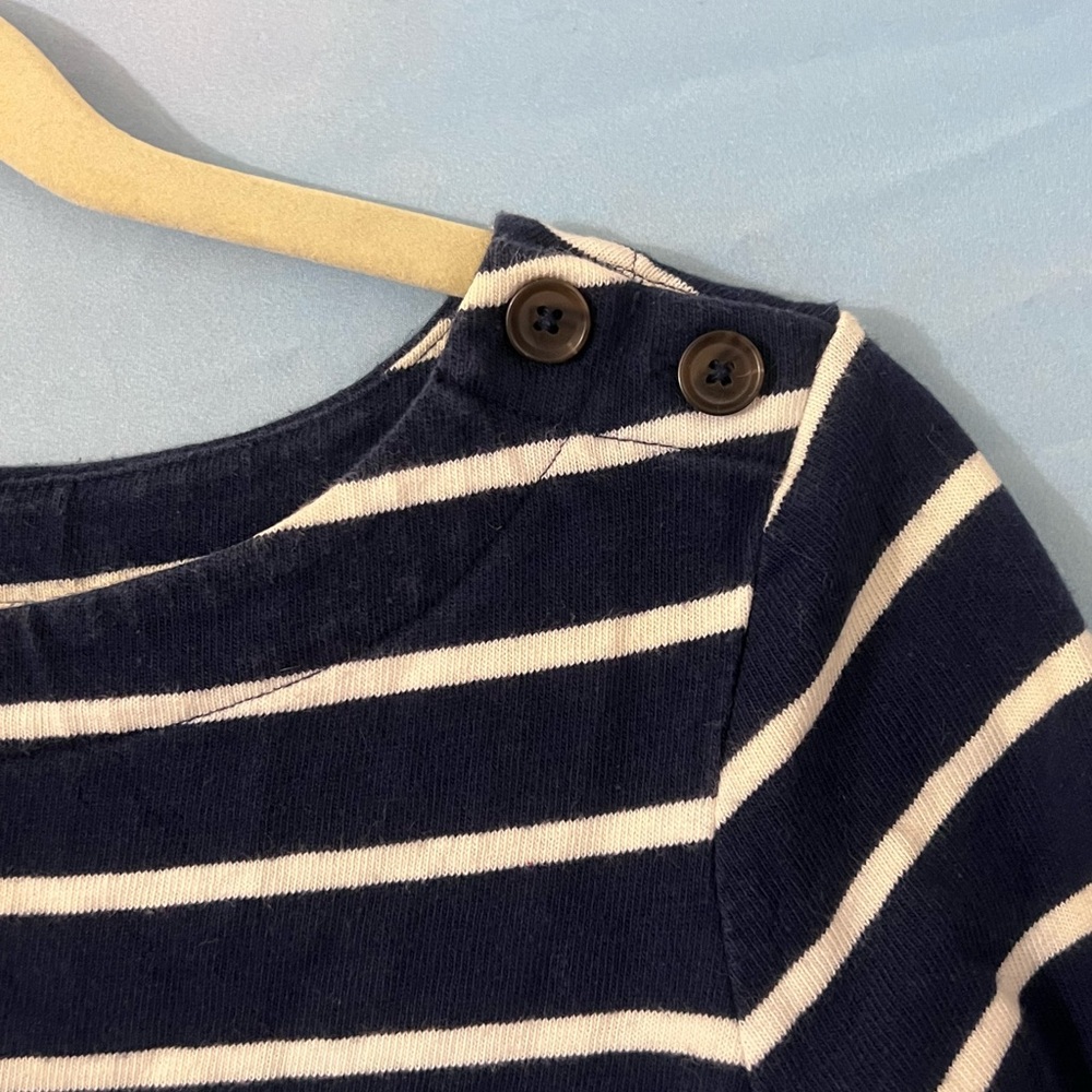 Navy and white lands end work dress - Picture 4 of 5